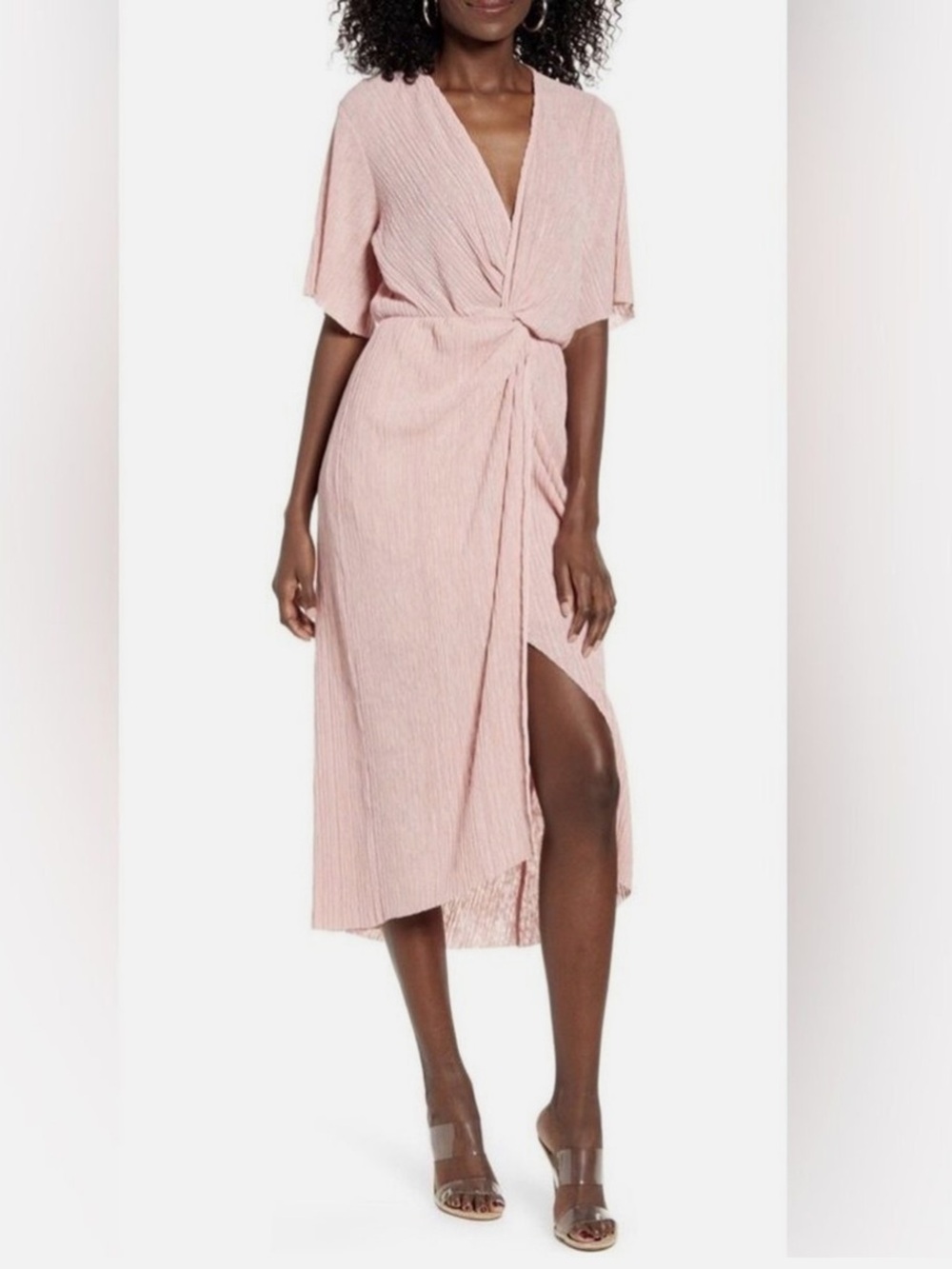 All in Favor. Blush dress. Size M